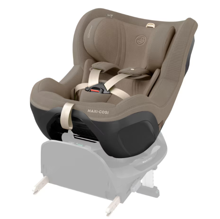 Preview: Maxi-Cosi Pearl Slide Pro Authentic Truffle mit 5-Punkt-Gurt